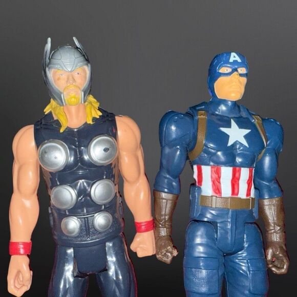 Hasbro Marvel Thor Ant Man Captain America Iron Man Action Figure 12” B13 - Picture 3 of 11